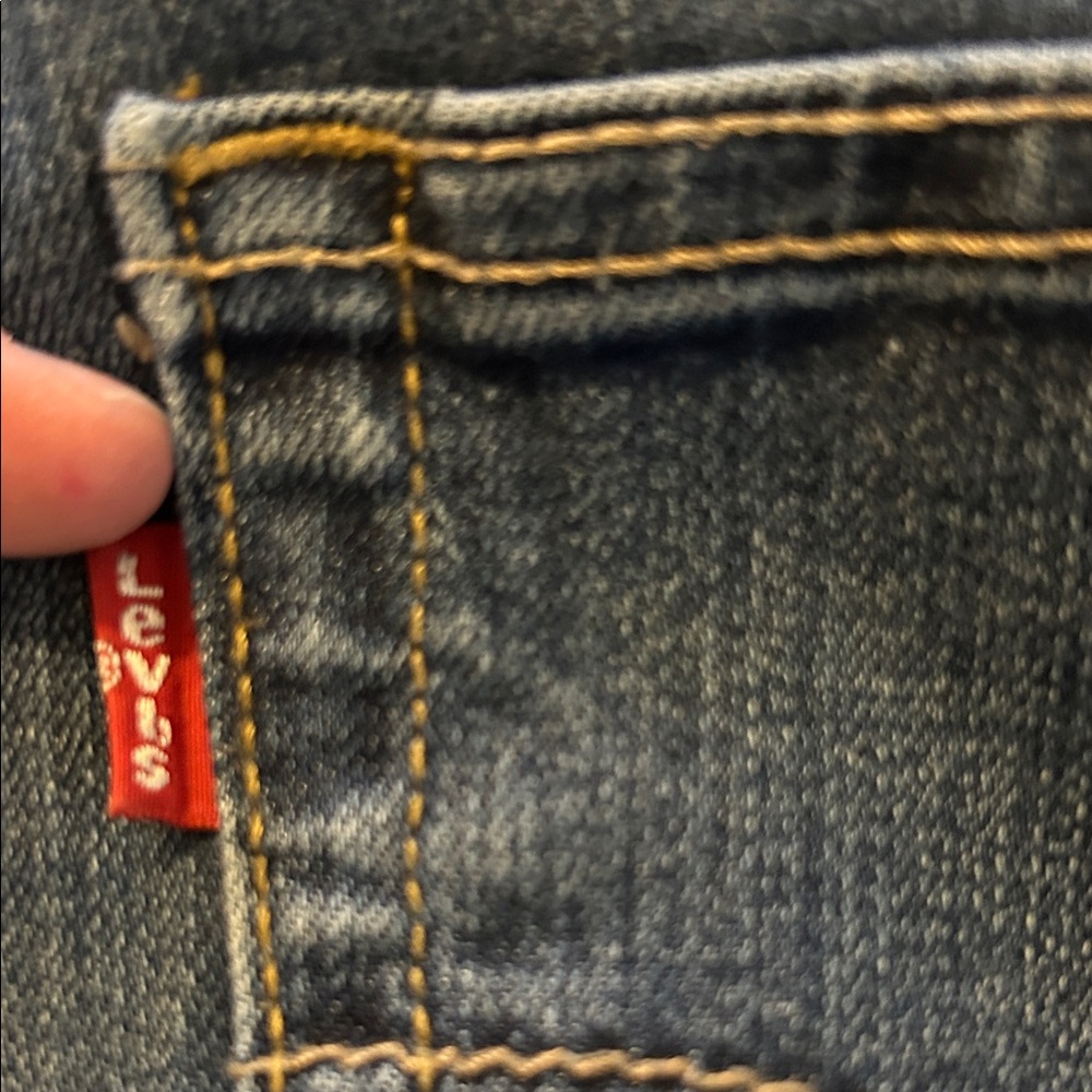 Levi's Kids Dark Blue Jeans - Picture 7 of 8